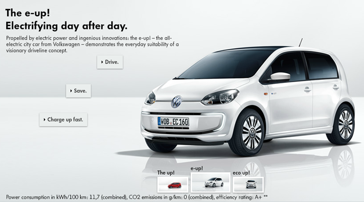 В Германии начались продажи электромобиля Volkswagen e-Golf