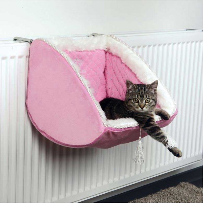 Как сделать лежанку для кота над батареей | Кошачий гамак, Кошачьи кровати, Кошки