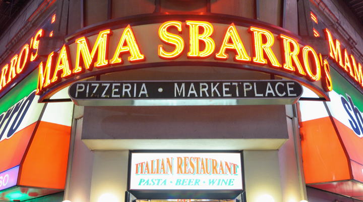 Американская сеть пиццерий Sbarro объявила о банкротстве