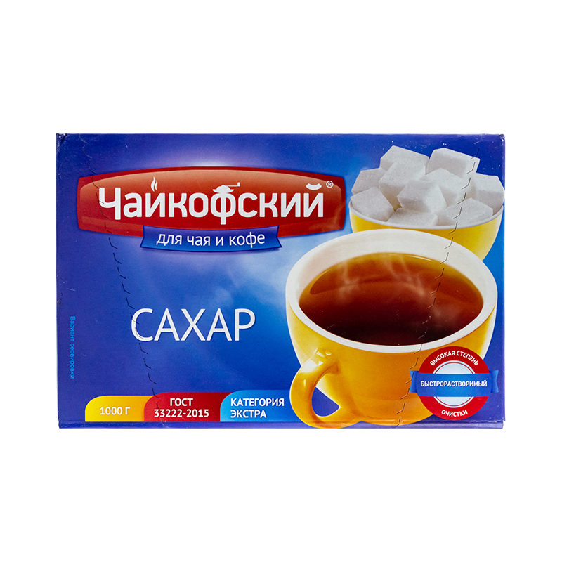 Сахар кусковой "Чайкофский", экстра