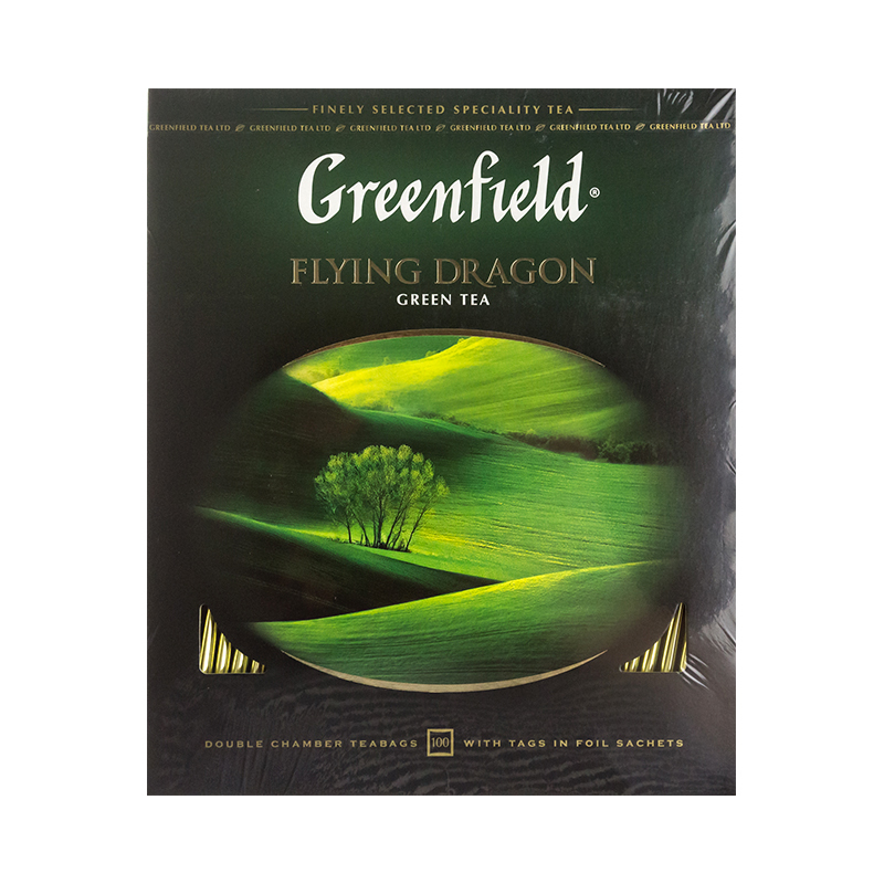 Чай Greenfield зеленый в пакетиках