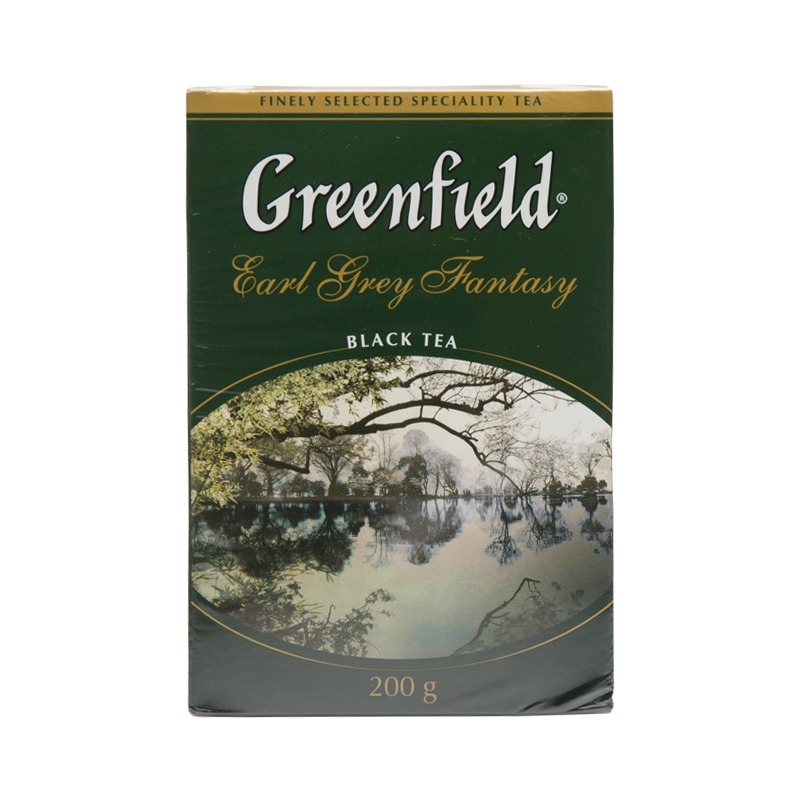 Greenfield Earl Grey Fantasy чёрный листовой с ароматом бергамота с растительными компонентами