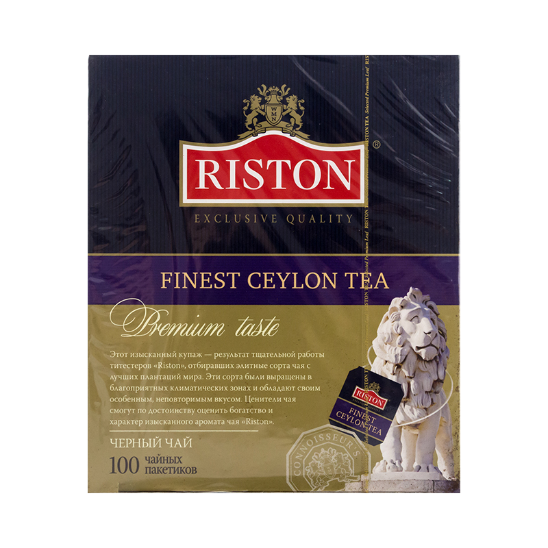 Riston, Finest Ceylon Tea, черный байховый цейлонский, в пакетиках