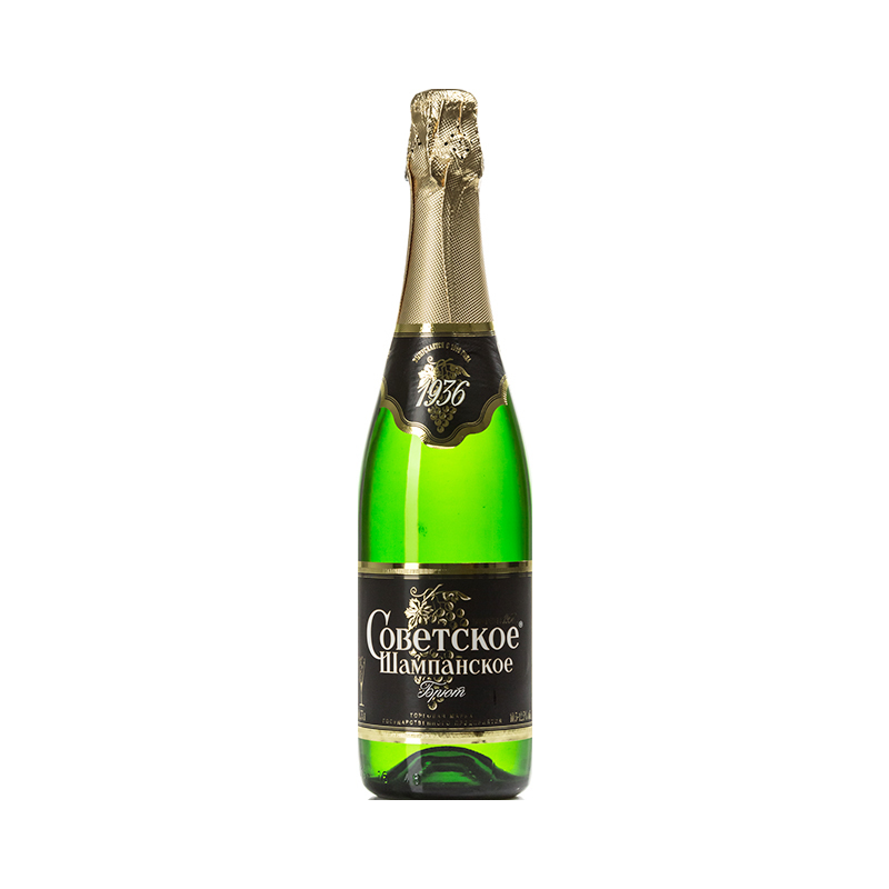 Игристое вино &#34Советское шампанское&#34, белое брют
