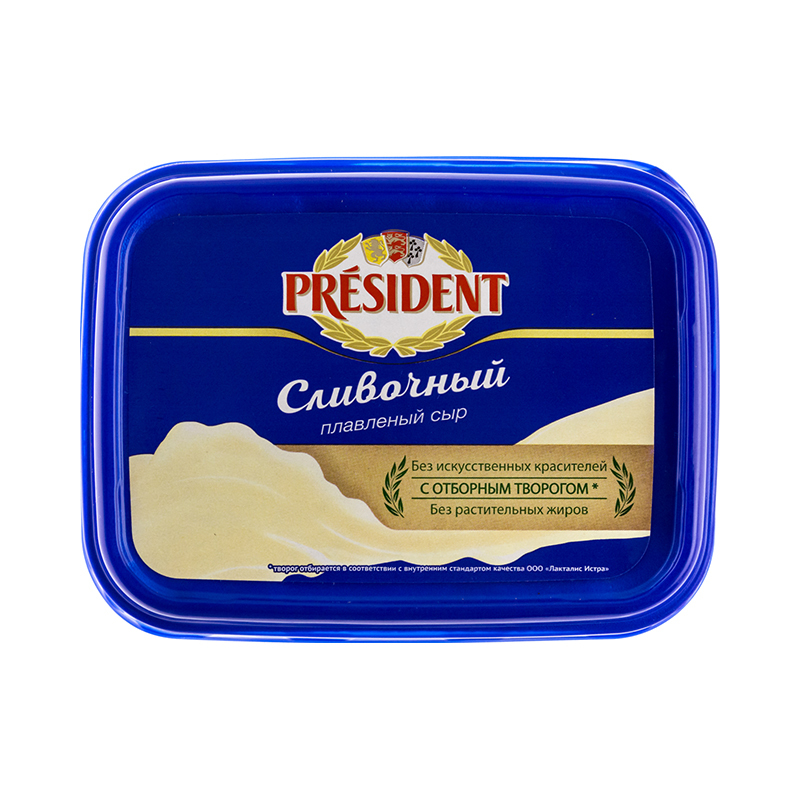 Сыр плавленый President сливочный
