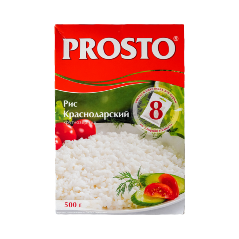 Рис Prosto в пакетиках