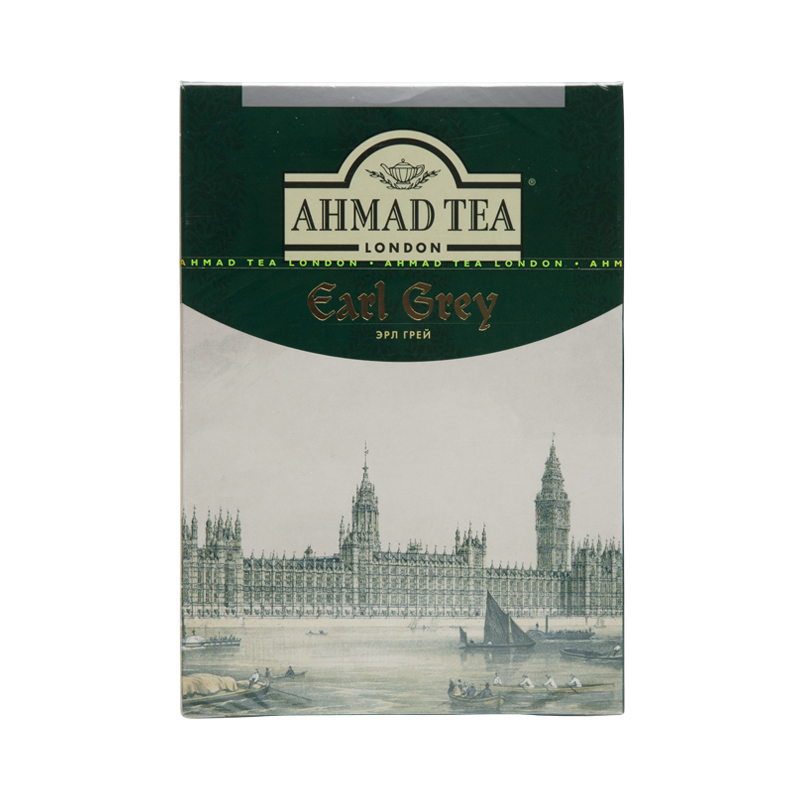 Ahmad Tea, Earl Grey, чёрный листовой с ароматом бергамота