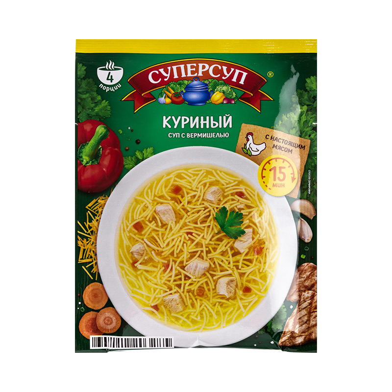 Куриный суп с картошкой и макаронами