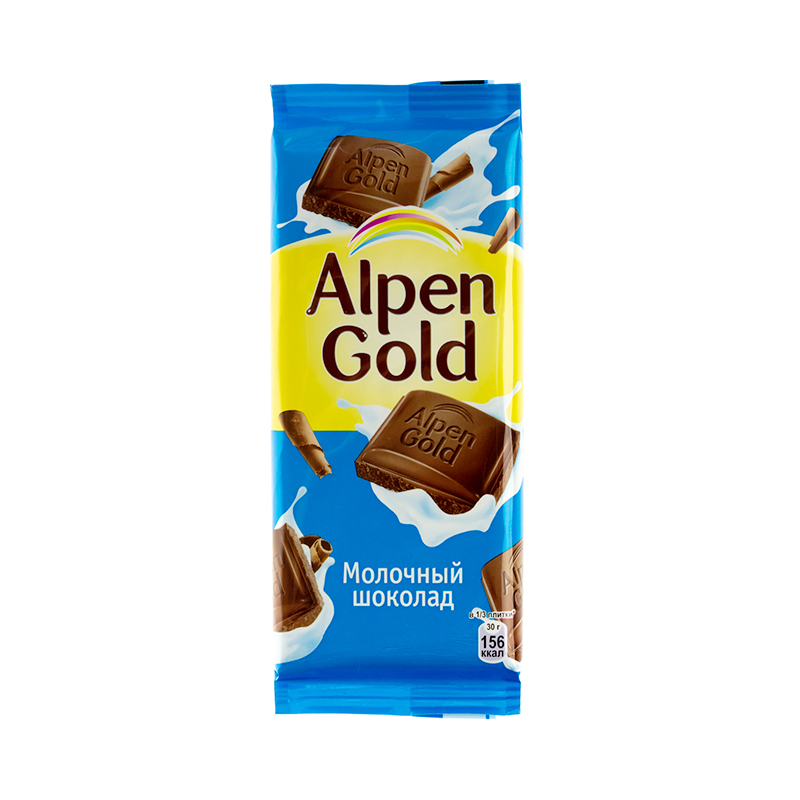 Шоколад Alpen Gold Max Fun взрывная карамель, мармелад, печенье, 160 г