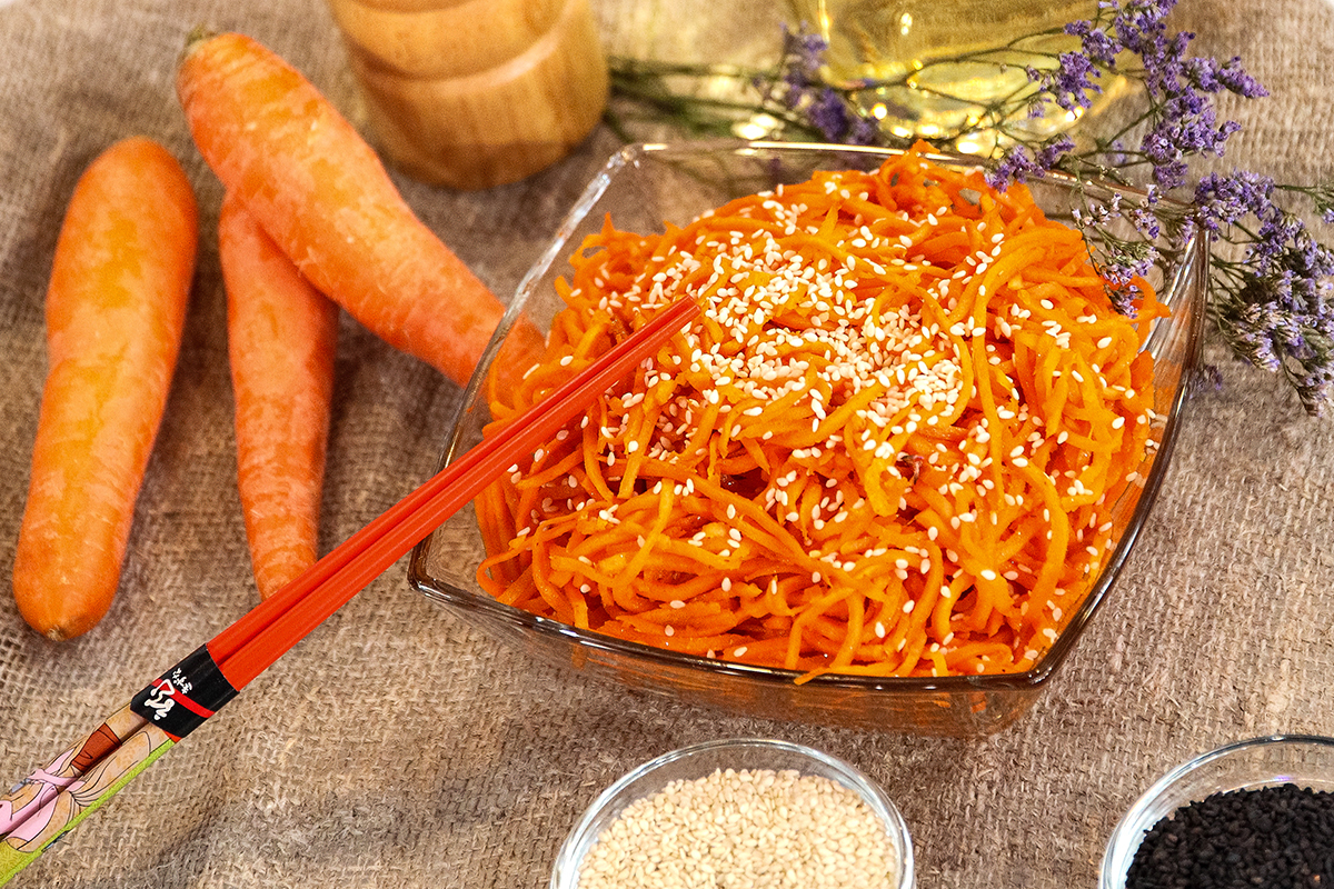 Морковь по-корейски в домашних условиях – пошаговый рецепт приготовления с фото