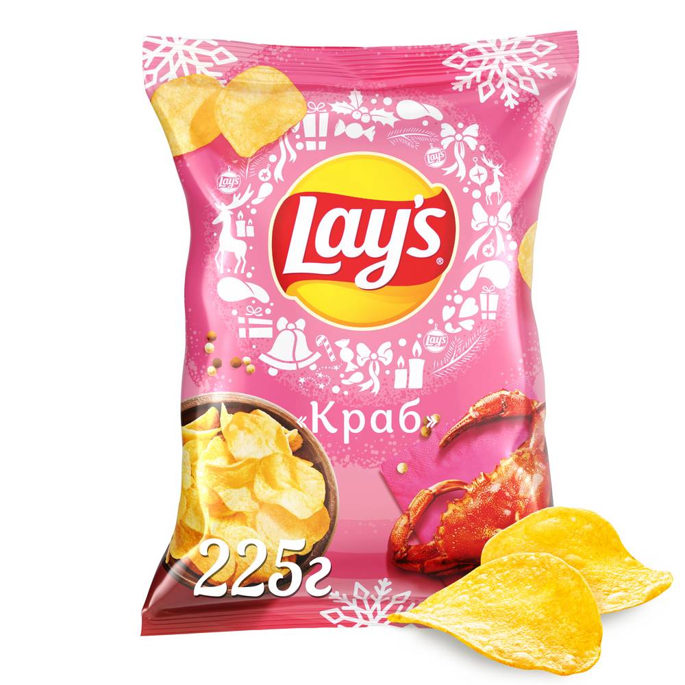 Чипсы lay's краб