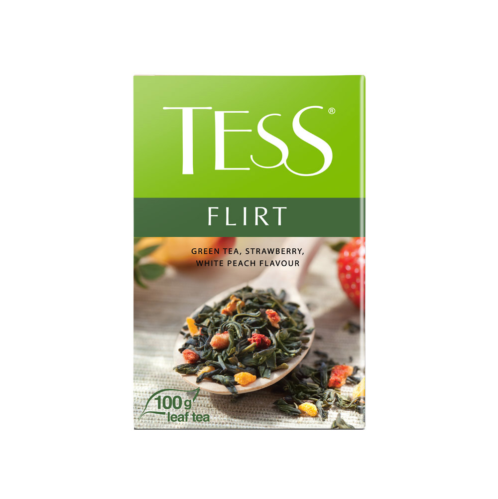 Чай зеленый листовой Tess Flirt 100 г - Росконтроль