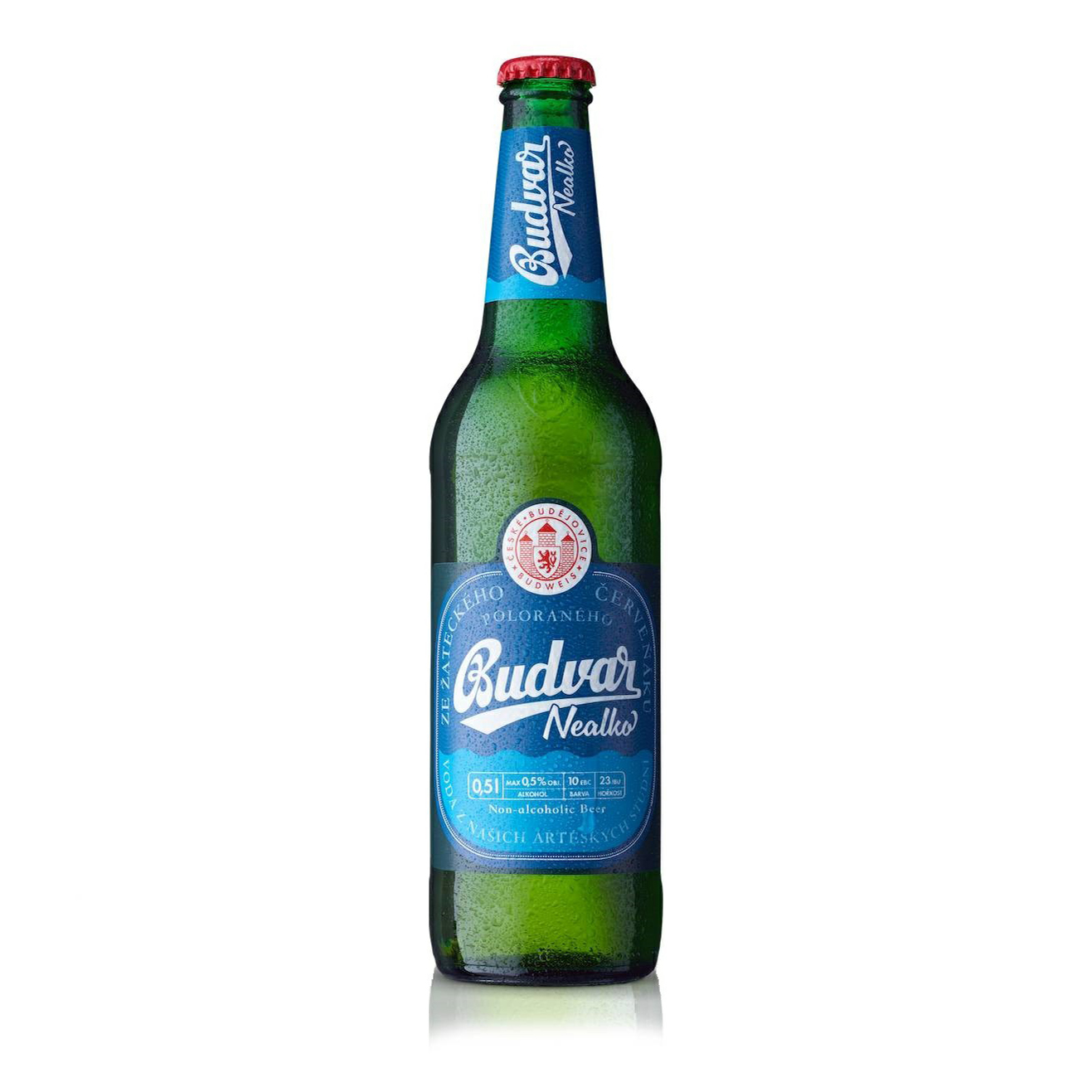 Безалкогольное пиво Budweiser Budvar Nealco ячменное светлое 0,5 л -  Росконтроль