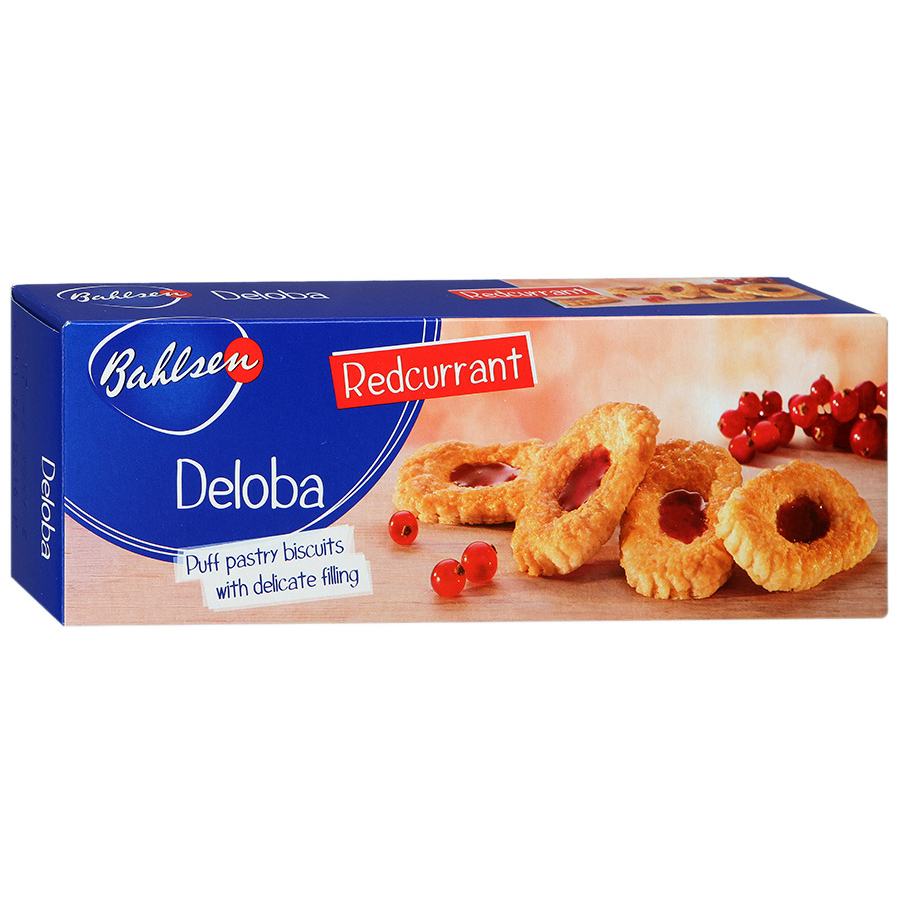 Печенье Deloba с красной смородиной, Bahlsen, 100 г - Росконтроль