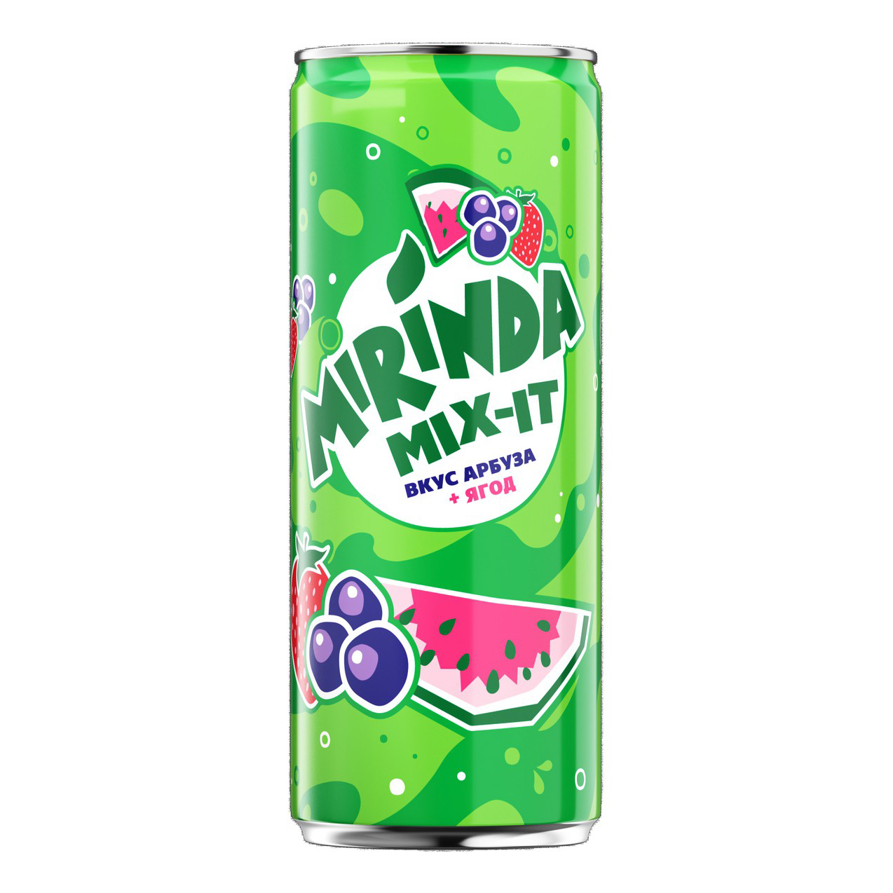 Газированный напиток Mirinda Mix-It Арбуз-ягоды 0,33 л - Росконтроль