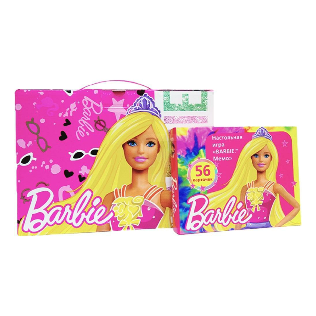 Сладкий подарочный набор Barbie + Настольная игра Barbie Мемо 400 г -  Росконтроль