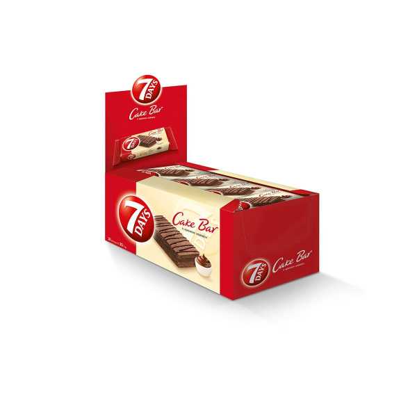 7 DAYS Cocoa Cake Bar with a vanilla-flavored filling 32g - Contrademn