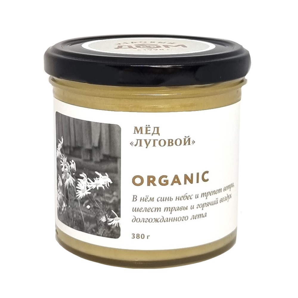 Мед Медовый дом Луговой Organic 380 г - Росконтроль