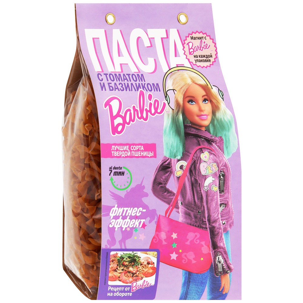 Макаронные изделия Barbie с томатом и базиликом 300 г - Росконтроль