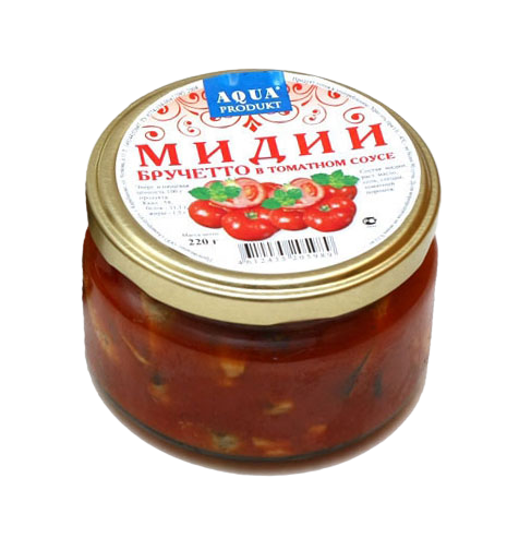 Аквапродукт мидии в соусе